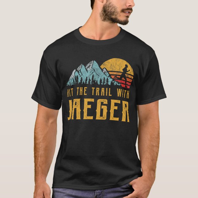 T-shirt JAEGER Family Running - Hit The Trail avec JAEGER (Devant)