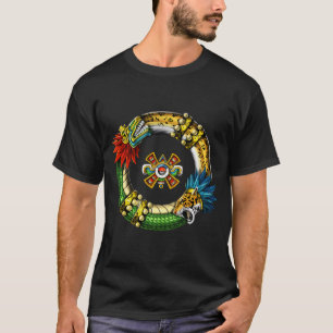 T-shirt Jaguar Aztèque Quetzalcoatl