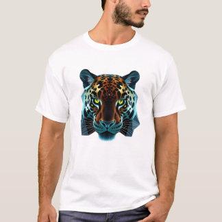 T-shirt Jaguar flottante Face Art Tee