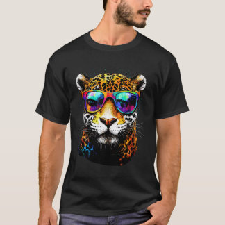 T-shirt Jaguar Grand Chat Panthère Amoureux de Chat Drôle