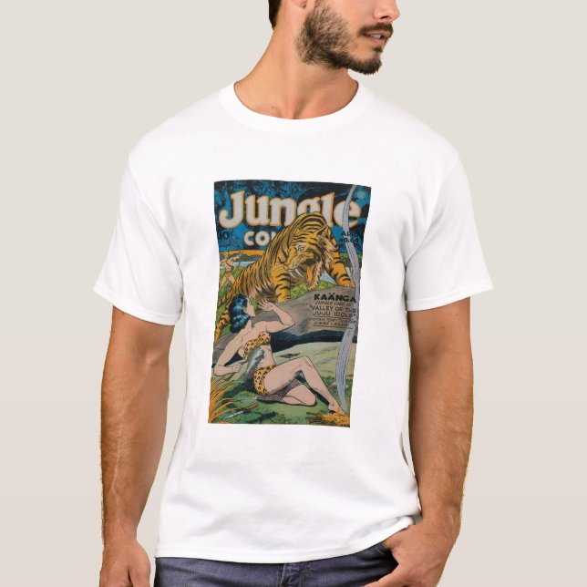 T-shirt Jaguar - Le Roi de la Jungle - Bikini léopard (Devant)