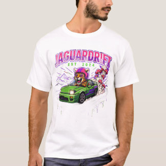 T-shirt jaguar voiture de ride