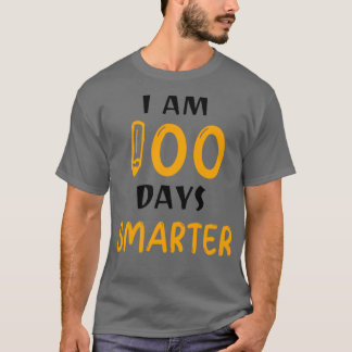 T-SHIRT J'AI 100 JOURS PLUS INTELLIGENT