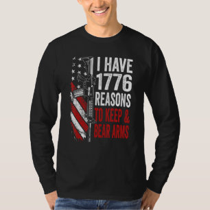 T-shirt J'ai 1776 raisons de garder et de porter des armes