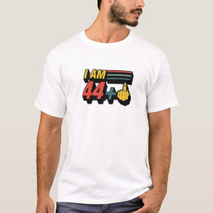 T-shirt J'Ai 44 Plus Le Doigt Moyen Drôle 45e Anniversaire