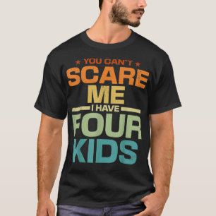 T-shirt J'Ai 4 Enfants Maman De 4 Maman De 4 Papa De 4 J'A