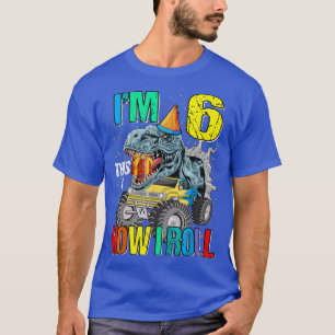 T-shirt J'ai 6 ans C'est comme ça que je roule Monster Tru
