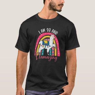 T-shirt J'Ai 93 Ans Et Je Lézare Alpaca Llama 93E