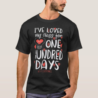 T-shirt J'ai aimé ma classe pendant 100 jours d'école 100è