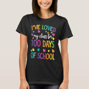 T-shirt J'ai aimé ma classe pendant 100 jours d'école 100e