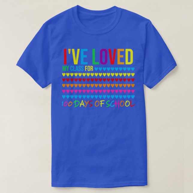 T-shirt J'Ai Aimé Ma Classe Pour 100 Jours D'École Drôle T (Design devant)