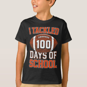 T-shirt J'Ai Attaqué 100 Jours De Football Scolaire 100E J