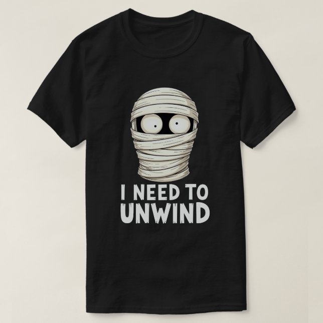T-shirt J'ai besoin de détendez-vous Drôle Maman Halloween (Design devant)