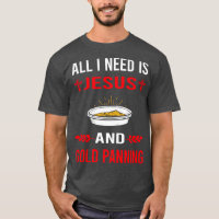 J'Ai Besoin De Jésus Et Du Panner De Panning En Or