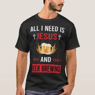T-shirt J'Ai Besoin De La Brasserie De Jésus Brasseuse