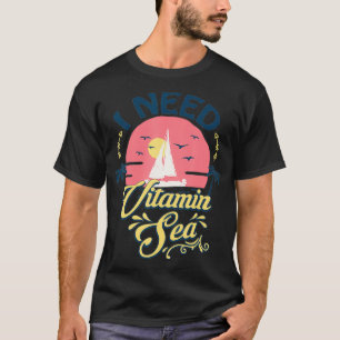 T-shirt J'ai besoin de la mer de vitamine