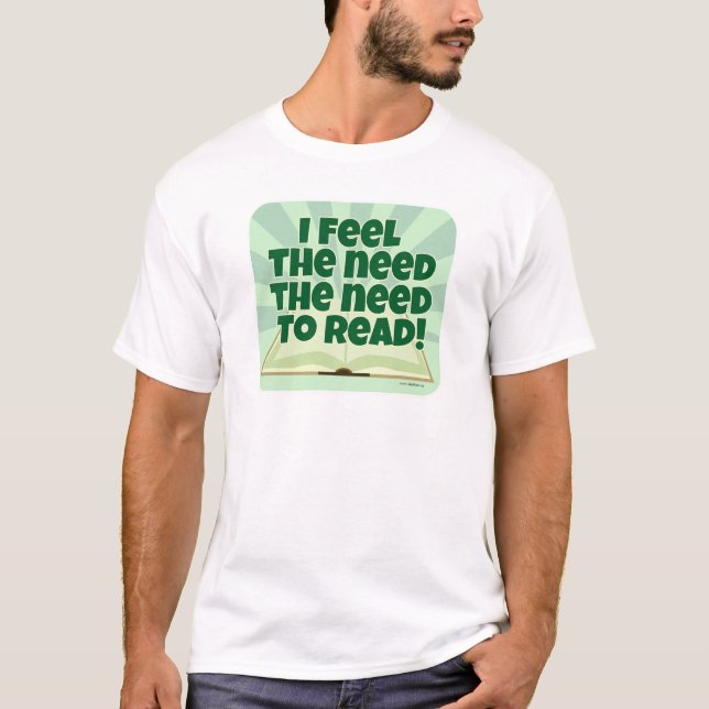 T-shirt J'ai besoin de lire (Devant)