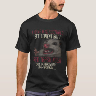 T-shirt J'Ai Besoin De Trash Now Opossum Scream Possum Hum