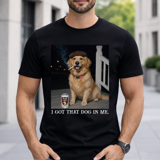 T-shirt J'ai Ce Chien En Moi, Mème Drôle de Golden Retriev