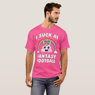 T-shirt J'Ai Chuté À L'Imaginaire Football Poop Unicorn Fu