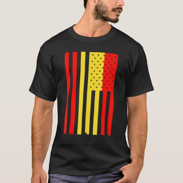 T-shirt J'ai coeur la fête nationale espagnole Drapeau esp (Devant)