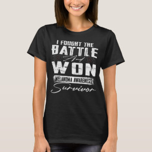 T-shirt J'Ai Combattu La Bataille Et J'Ai Gagné La Sensibi