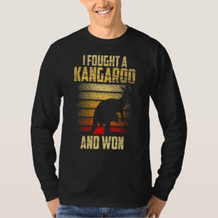 T-shirt J'Ai Combattu Un Kangourou Et Gagné Des Kangourous