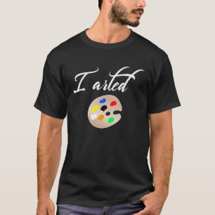 T-shirt J'ai commencé avec Palette Graphic Kids Painter