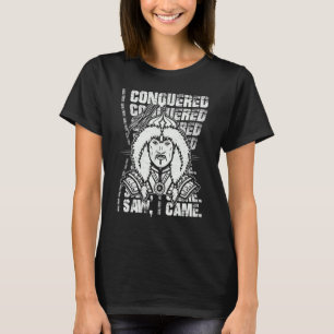 T-shirt J'Ai Conquis J'Ai Vu Je Suis Devenu Mongols Genghi