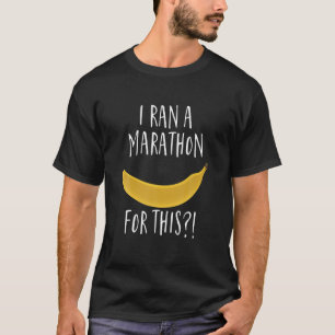 T-shirt J'ai Couru Un Marathon Pour Cette Course Amusante