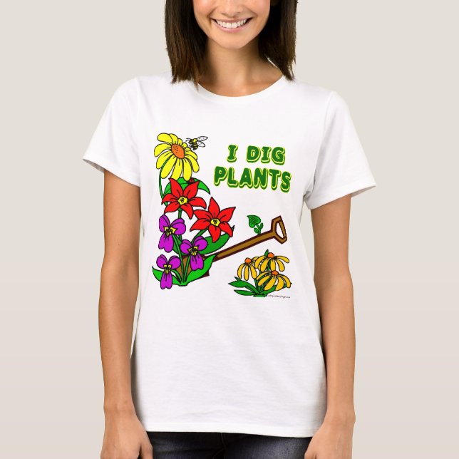 T-shirt J'Ai Creg Plante Gardener Dit (Devant)