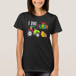 T-shirt J'Ai Creg Purim Hamantaschen Tracteur Juifs