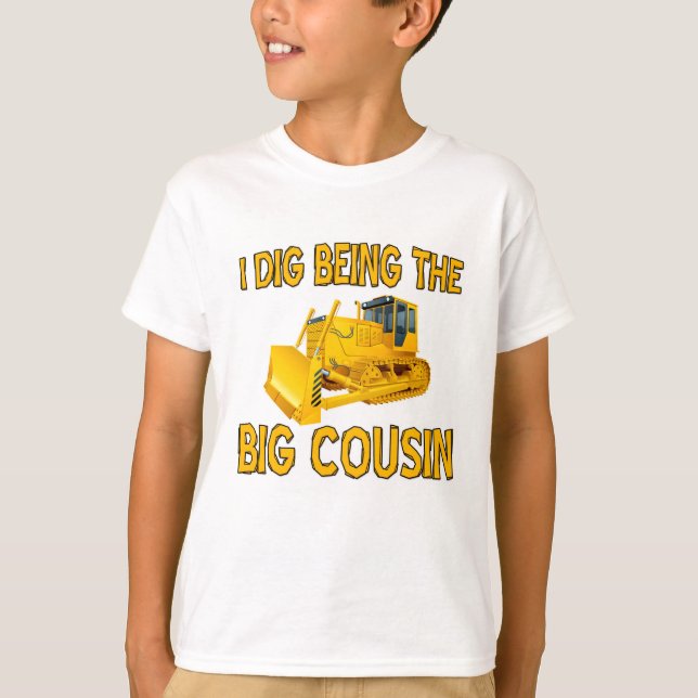 T-shirt J'ai creusé comme le grand cousin. (Devant)