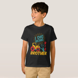 T-shirt J'Ai Creusé Le Dessin De Big Brother Cute Tractor