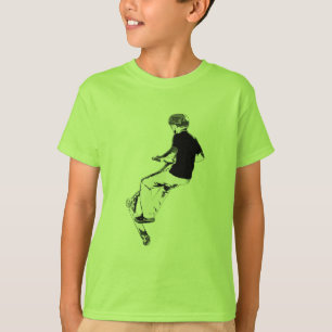 T-shirt J'Ai De L'Air ! - Tracé de scooter de départ