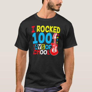 T-shirt J'ai déchiré 100 jours de musique de guitare scola