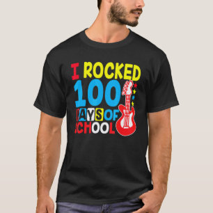 T-shirt J'ai déchiré 100 jours de musique de guitare scola