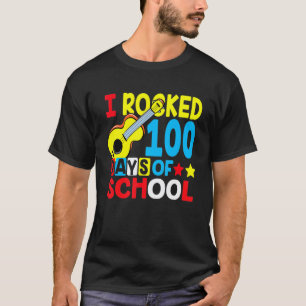 T-shirt J'ai déchiré 100 jours de musique de guitare scola