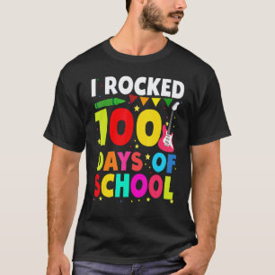 T-shirt J'ai déchiré 100 jours de musique de guitare scola