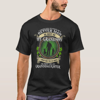 T-shirt J'Ai Demandé À Dieu De Me Faire Un Homme Meilleur 