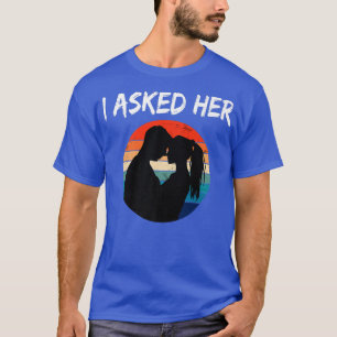 T-shirt J'Ai Demandé À Son Fiançailles Reveal Groo De Prop