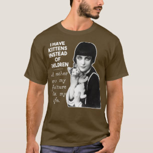 T-shirt J'ai des chatons au lieu d'enfants