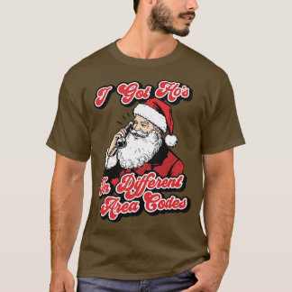 T-shirt J'Ai Des Hos Dans Différents Codes De Zone Drôle N