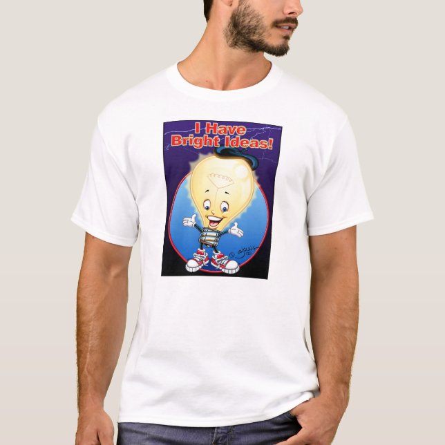 T-shirt J'ai des idées lumineuses ! (Devant)