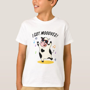 T-shirt J'Ai Des Mooos Drôle Dansant Pun De Vache