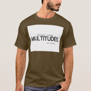 T-shirt J'ai des multitudes de walt whitman