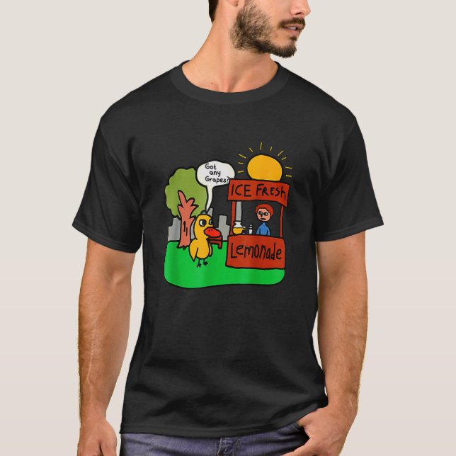 T-shirt J'Ai Des Raisins De La Glace Fraîche Lemonade Cana (Devant)