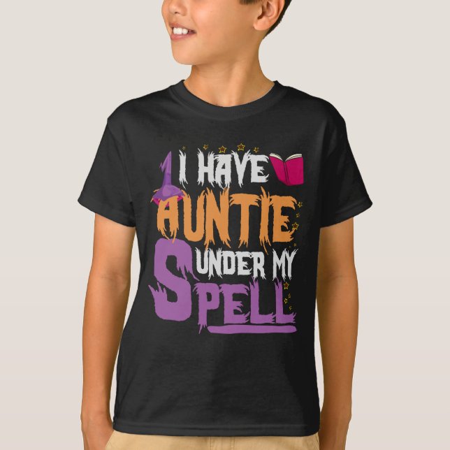 T-shirt J'Ai Des Tantes Sous Mon Spell Drôle Cadeau Hallow (Devant)
