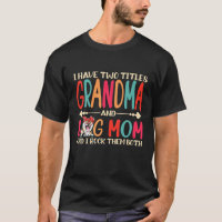 J'Ai Deux Titres Grand-Mère Et Shiba Inu Chien Mam