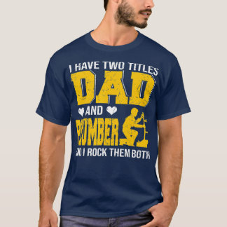T-shirt J'Ai Deux Titres Papa Et Plumber Happy Pères